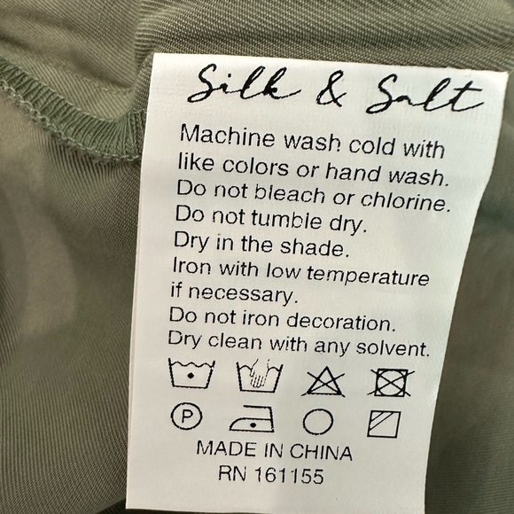 Silk & Salt, Jumpsuit, Size L, Never Worn - Picture 7 of 12